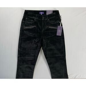 NYDJ Lift/Tuck Super Skinny Soft 5-Pocket Corduroy Moto Pants. Women's 0, NWT!